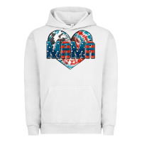 Pigment Lunar Rock American Mama heart Urban Hoodie - FaDigitalArtStudio