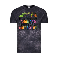 Cloud Black if nothing ever changed thered be no butterflies Vintage Tee - MaliasSmallBusiness