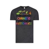 Vintage Black if nothing ever changed thered be no butterflies Vintage Tee - MaliasSmallBusiness