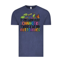 Vintage Denim if nothing ever changed thered be no butterflies Vintage Tee - MaliasSmallBusiness