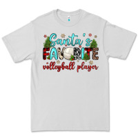 Santa S Favorite Volleyball Player Premium Tee | Teevron