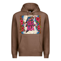 Chestnut girl mama thunder with flowers Premium Hoodie - TumblerDesignByShophia