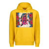 Lemon girl mama thunder with flowers Premium Hoodie - TumblerDesignByShophia