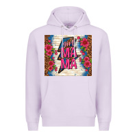 Lilac girl mama thunder with flowers Premium Hoodie - TumblerDesignByShophia