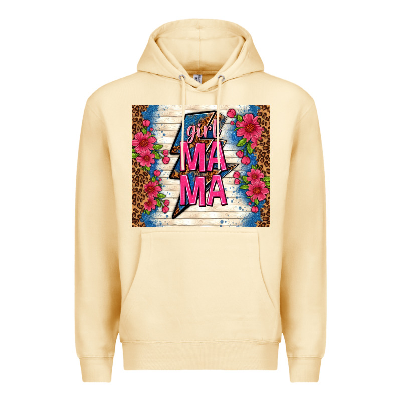 Girl Mama Thunder With Flowers Premium Hoodie by TumblerDesignByShophia | Teevron