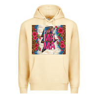 Pina Colada girl mama thunder with flowers Premium Hoodie - TumblerDesignByShophia