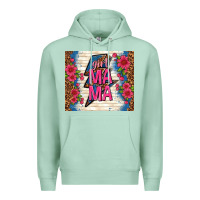 Seafoam girl mama thunder with flowers Premium Hoodie - TumblerDesignByShophia