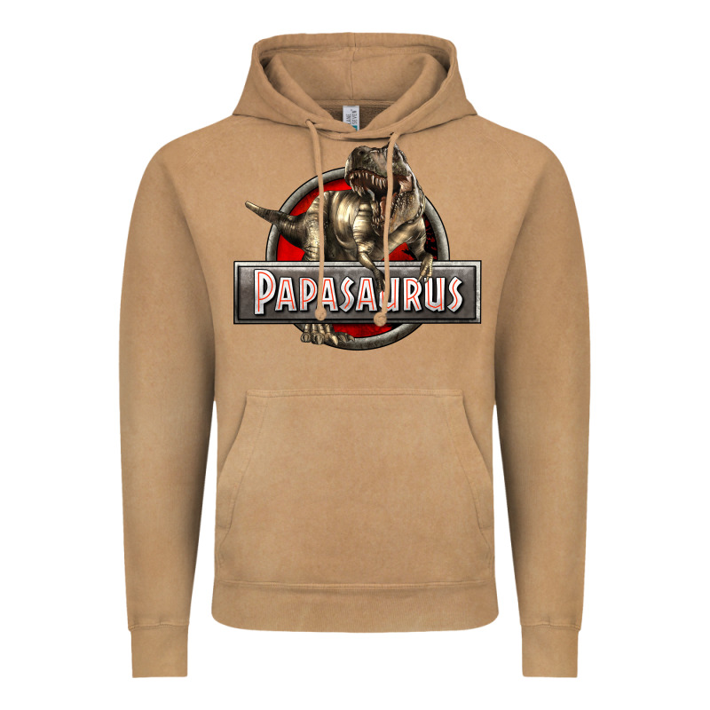 Papasaurus T-rex Vintage Hoodie by LillyAllenDesigns | Teevron