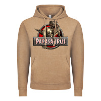 Vintage Coffee Papasaurus T-Rex Vintage Hoodie - LillyAllenDesigns
