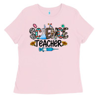 Bubblegum Pink science teacher Ladies Tee - CowhideDigitalArt