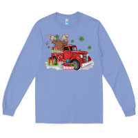 Colony Blue christmas truck Long Sleeve Tee - MaliasSmallBusiness
