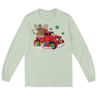Matcha christmas truck Long Sleeve Tee - MaliasSmallBusiness