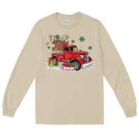 Mushroom christmas truck Long Sleeve Tee - MaliasSmallBusiness