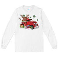 White christmas truck Long Sleeve Tee - MaliasSmallBusiness