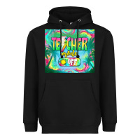 Black teacher mode off Heavyweight Hoodie - TumblerDesignByShophia