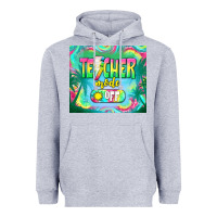 Heather Grey teacher mode off Heavyweight Hoodie - TumblerDesignByShophia