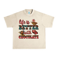 Sandshell life is better with chocolate Urban Heavy Tee - AdoDesignShop