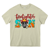 Mossy firefighter son boy Heavy Core Tee - HRA Design Shop