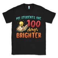 Black my students 100 days brighter Classic Tee - MaliasSmallBusiness