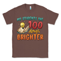 Chestnut my students 100 days brighter Classic Tee - MaliasSmallBusiness