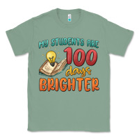 Sage my students 100 days brighter Classic Tee - MaliasSmallBusiness