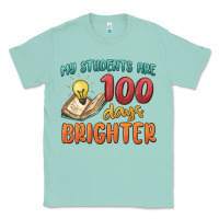Seafoam my students 100 days brighter Classic Tee - MaliasSmallBusiness
