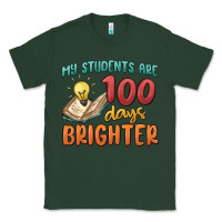 Sports Green my students 100 days brighter Classic Tee - MaliasSmallBusiness