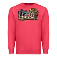 Cardinal Eat. 1776 eagle 4th of july Premium Sweatshirt - HowdyJamesFarm