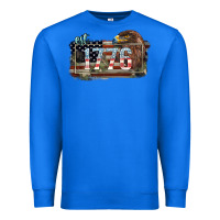 True Royal Eat. 1776 eagle 4th of july Premium Sweatshirt - HowdyJamesFarm