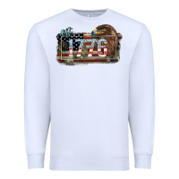 White Eat. 1776 eagle 4th of july Premium Sweatshirt - HowdyJamesFarm
