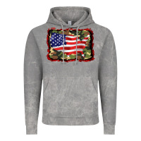 Cloud Rock distressed american flag Vintage Hoodie - BarkalooDesign
