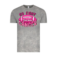 Go Fight Tackle Cancer Vintage Tee | Teevron