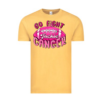 Vintage Mustard go fight tackle cancer Vintage Tee - MaliasSmallBusiness