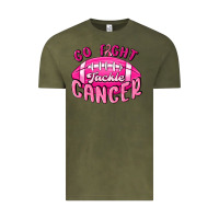 Vintage Olive go fight tackle cancer Vintage Tee - MaliasSmallBusiness