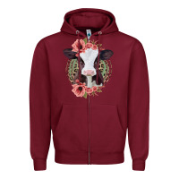 Burgundy Baby Calf Zipper Hoodie - Bettercallsaul
