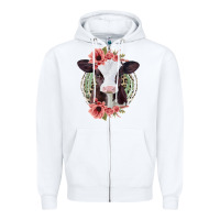 White Baby Calf Zipper Hoodie - Bettercallsaul