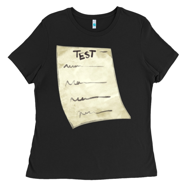 Test Sheet Fa Element Ladies Tee by FaDigitalArtStudio | Teevron