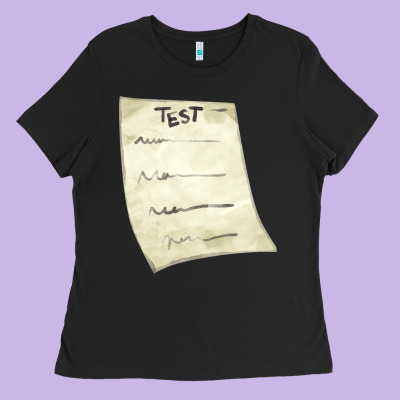 Test Sheet Fa Element Ladies Tee Designed By Fadigitalartstudio