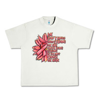 Pistachio pink sunflower and cancer ribbon breast cancer Urban Heavy Tee - MaliasSmallBusiness
