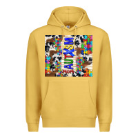 Antique Gold autism mom puzzle ribbon Premium Hoodie - TumblerDesignByShophia