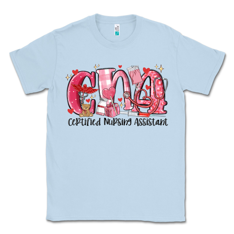 Cna Certified Valentine Nursing Assistant Valentin Classic Tee by MaliasSmallBusiness | Teevron