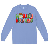 Colony Blue howdy new year Long Sleeve Tee - MaliasSmallBusiness