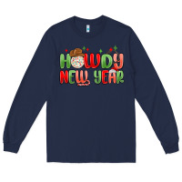 Navy howdy new year Long Sleeve Tee - MaliasSmallBusiness