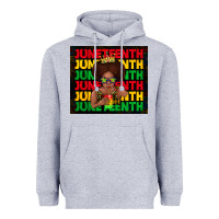 Heather Grey juneteenth cute kid Heavyweight Hoodie - TumblerDesignByShophia