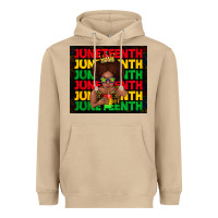 Juneteenth Cute Kid Heavyweight Hoodie | Teevron
