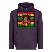 Plum juneteenth cute kid Heavyweight Hoodie - TumblerDesignByShophia