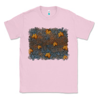 Bubblegum Pink tooled leather fall background Classic Tee - RanaPortraitStore