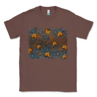 Chestnut tooled leather fall background Classic Tee - RanaPortraitStore