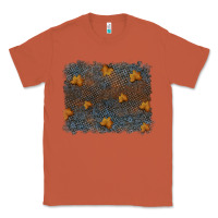 Copper tooled leather fall background Classic Tee - RanaPortraitStore