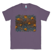 Lavender tooled leather fall background Classic Tee - RanaPortraitStore